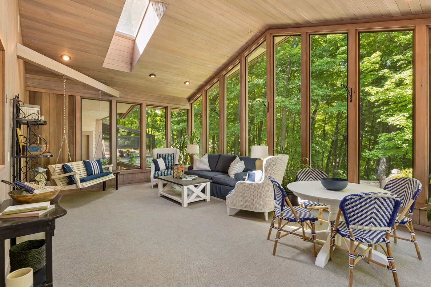 Sunroom, restaged for light and everyday livability